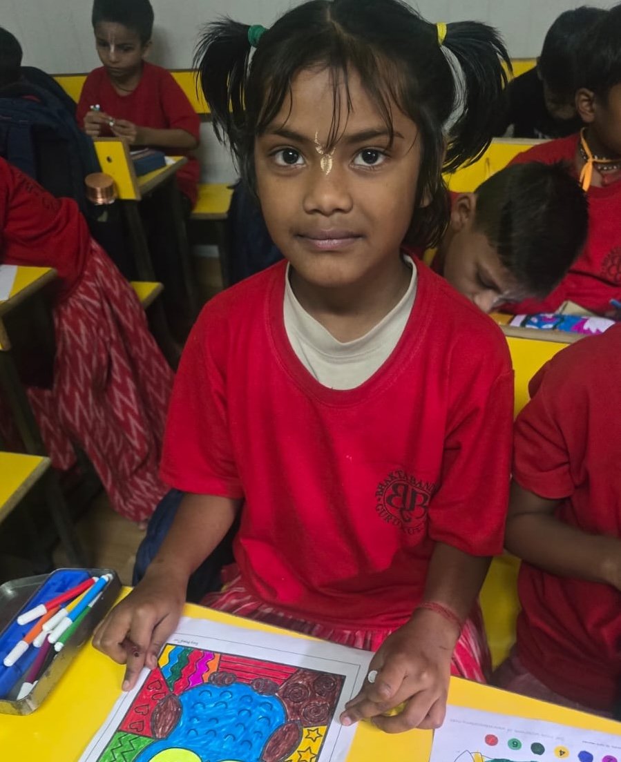 Pupil at Bhakta Bandhav Gurukulam